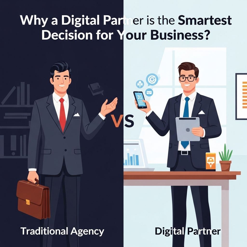 Imagen descriptiva y vocacional de: ¿Por qué un partner digital es la decisión más inteligente para tu negocio?